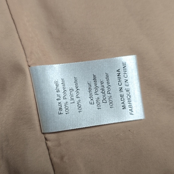 NWT Cinq A Sept Shearling Christie Jacket Sz Large Camel - Picture 8 of 11